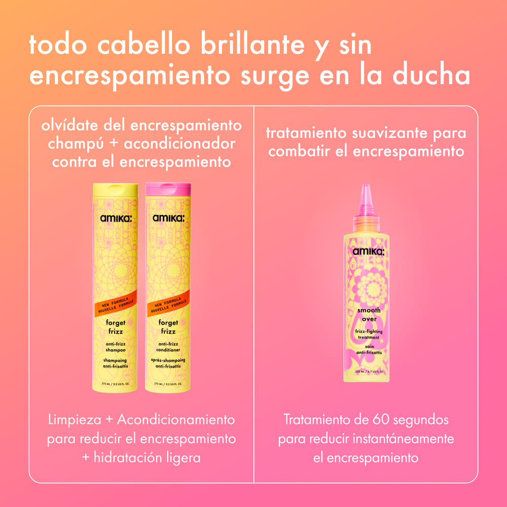 FORGET FRIZZ ANTI-FRIZZ SHAMPOO (CHAMP&Uacute; PARA FRIZZ)